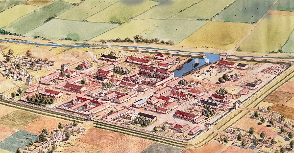 14. Forum Hadriani, onzichtbare stad aan de Vliet